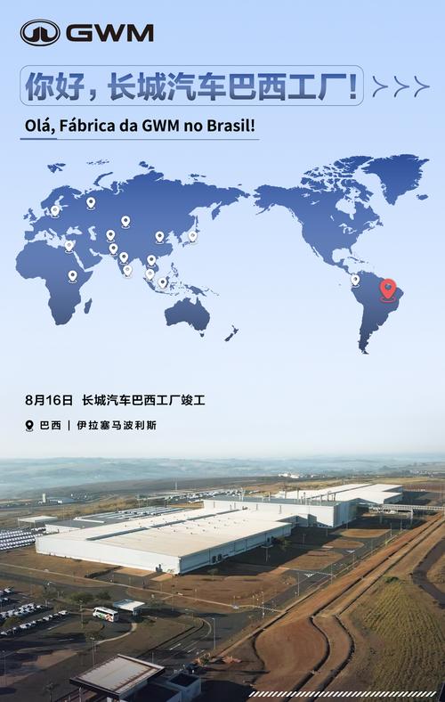 长城汽车巴西工厂竣工 年产能5万辆，技术开发驱动全球布局